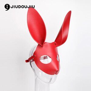 Rabbit Ears Mask Red